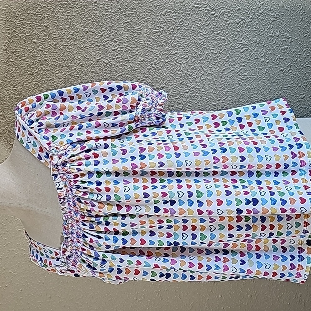 Ruth and Ralph Multi Color Hearts Print Top - Picture 2 of 6
